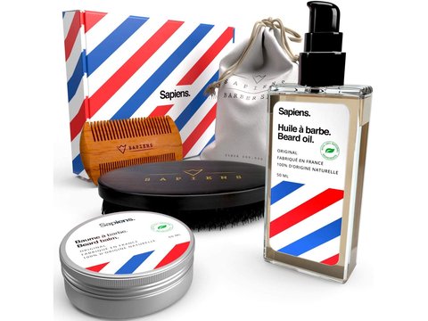 aceite para barba kit sapiens beard oil detalle