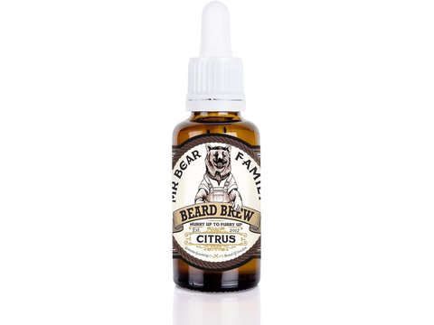 aceite para barba mr bear family beard brew detalle