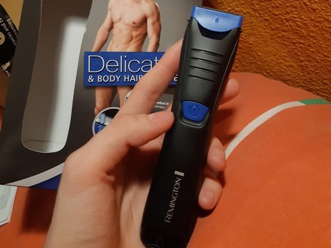 afeitadora corporal remington bht250 delicates detalle