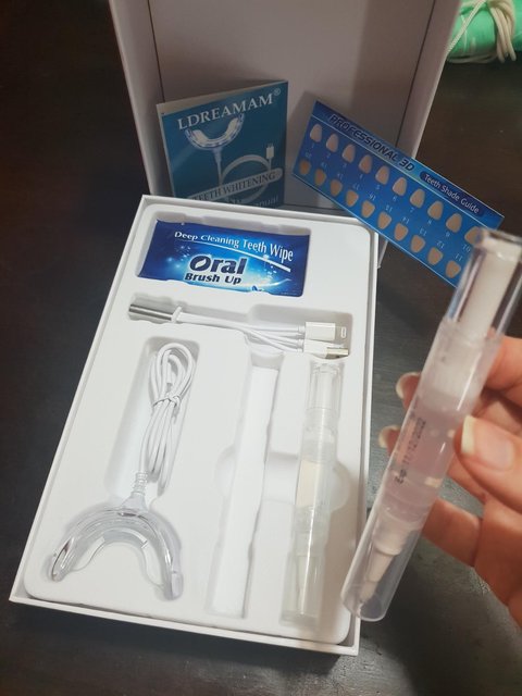 ldreamam blanqueador dental blanco
