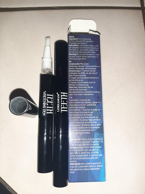 ldreamam blanqueador dental en lapiz