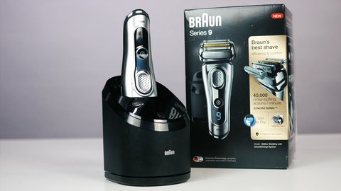 braun series 9 base de carga y limpieza