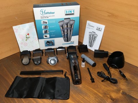 recortadora de barba hatteker rfc 598 detalle