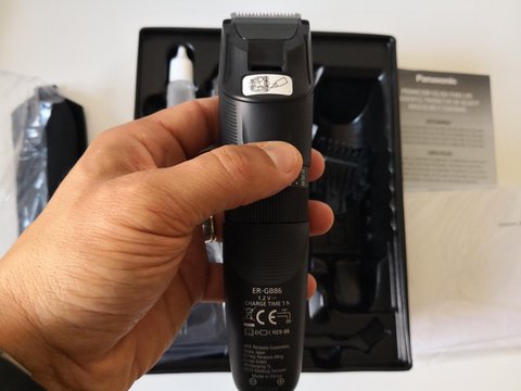 recortadora de barba panasonic er gb86 k503 detalle