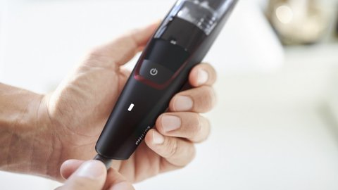 recortadora de barba philips beardtrimmer serie 7000 detalle