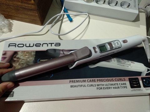 rizador de pelo rowenta cf3460 precious curl detalle