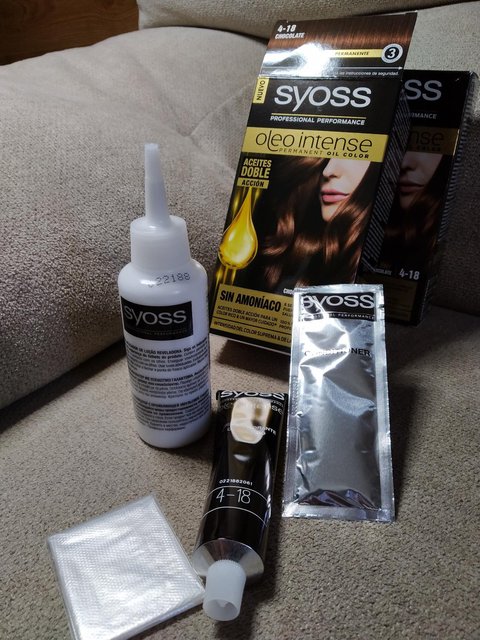 tinte sin amoniaco syoss oleo intense detalle