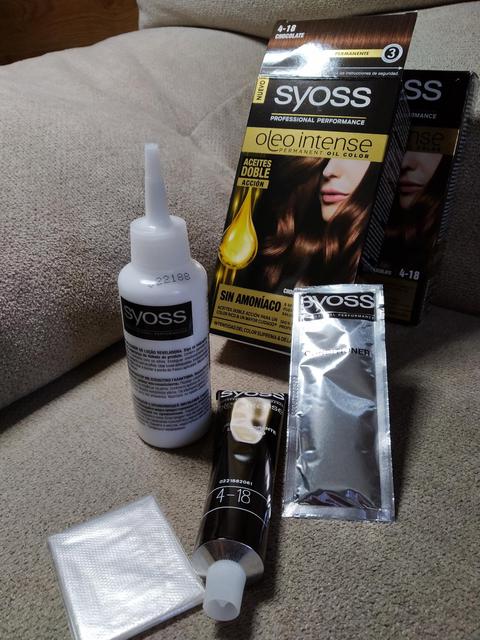 tinte sin amoniaco syoss oleo intense detalle
