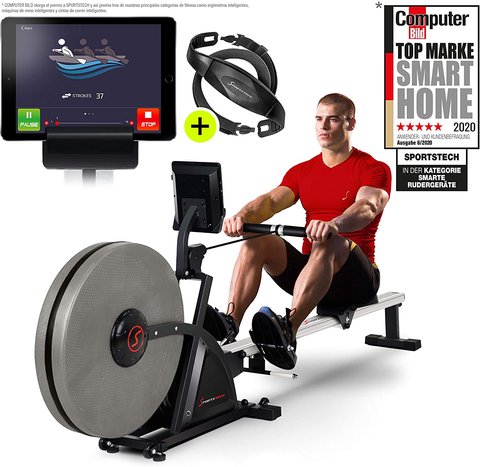 maquina de remo sportstech rsx600 detalle