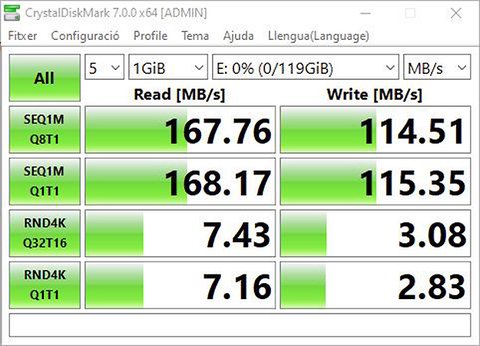 velocidad sandisk extreme micro sdxc a2 c10 u3 v30