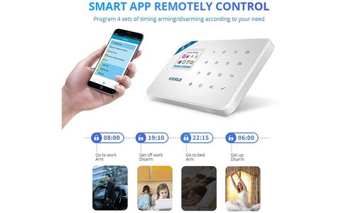 alarma sin cuotas kerui w18 gsm detalle