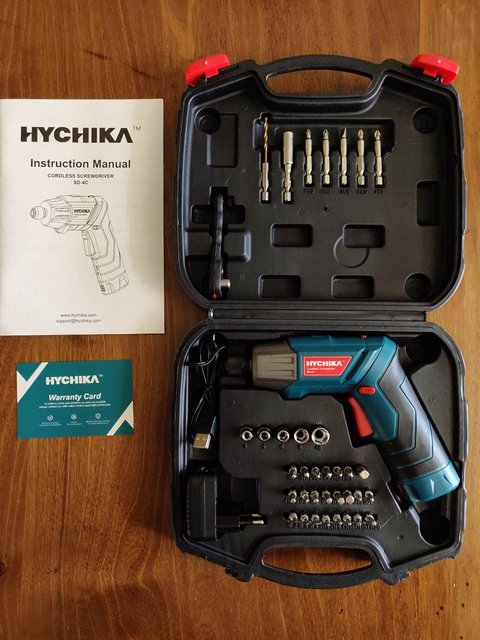 atornillador electrico hychika sd 4c detalle