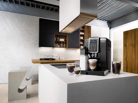 cafetera automatica delonghi dinamica ecam detalle
