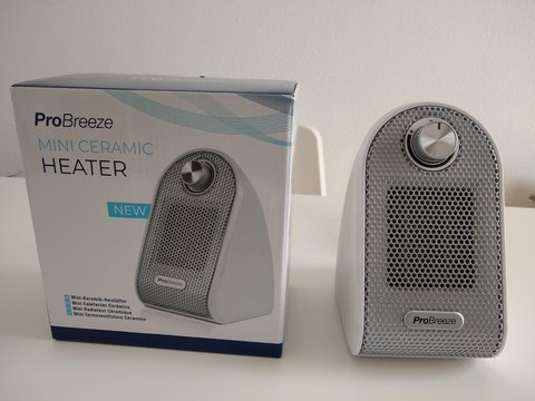 calefactor de bajo consumo pro breeze detalle