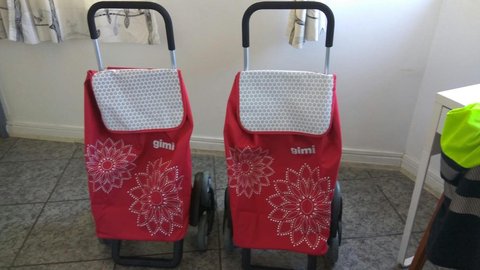 carro de la compra gimi tris floral detalle