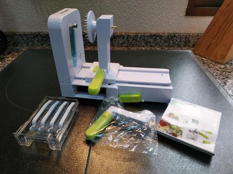 cortador de verduras sedhoom espiralizador de vegetales detalle