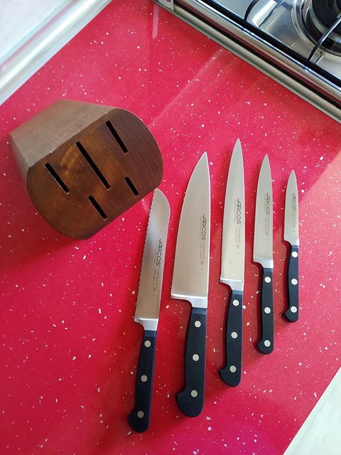 cuchillo de cocina arcos clasica detalle