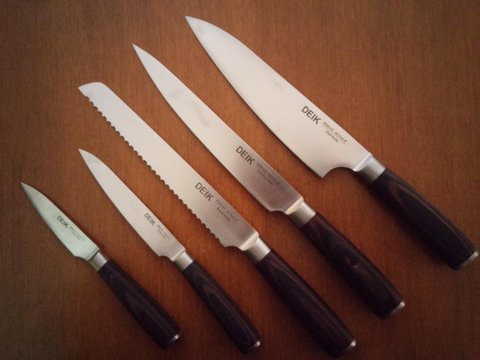 cuchillo de cocina deik detalle