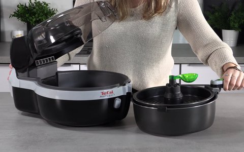 freidora sin aceite tefal actifry 2 in 1 detalle