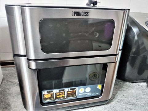 horno de sobremesa princess 182075 deluxe detalle