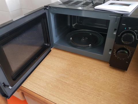 horno microondas cecotec all black detalle