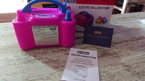 inflador de globos dr meter detalle