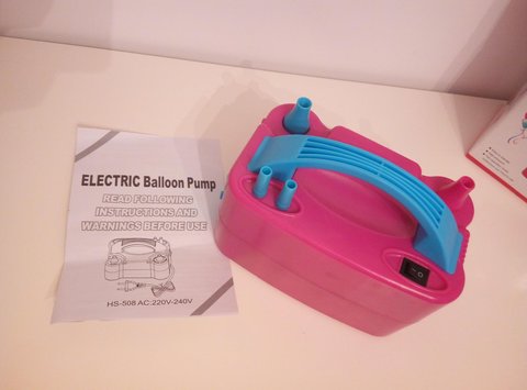 inflador de globos mvpower detalle