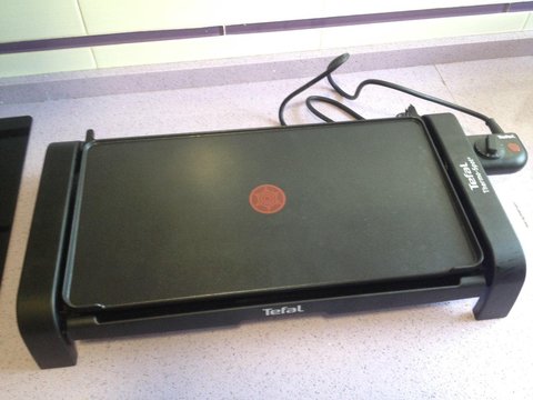 plancha de cocina tefal thermospot detalle