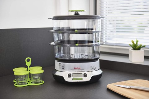 vaporera tefal vitacuisine compact vs400333 detalle