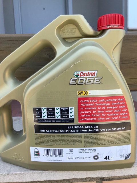 castrol edge aceite motor coche