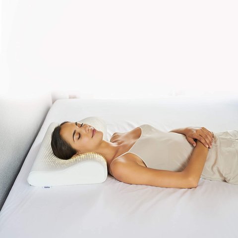 almohada cervical tempur original detalle