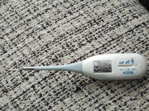 termometro digital de axila braun prt2000 detalle