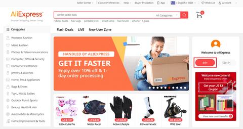 aliexpress registro