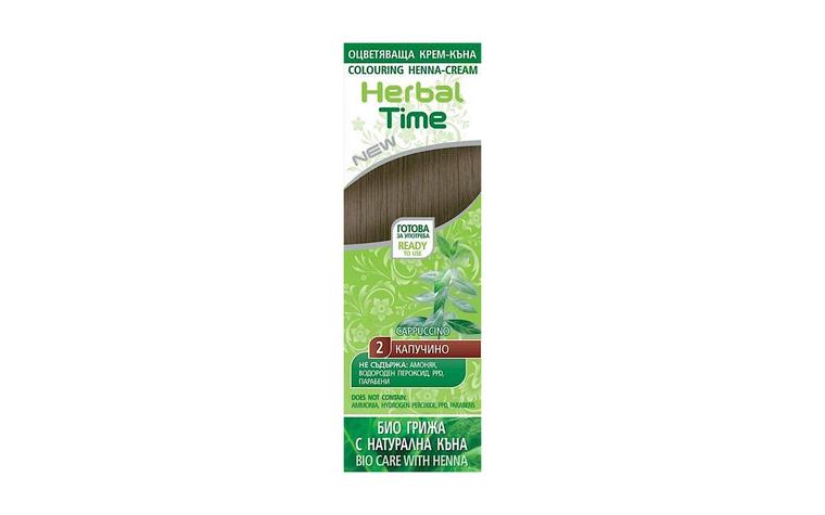 henna natural colorante en crema herbal time
