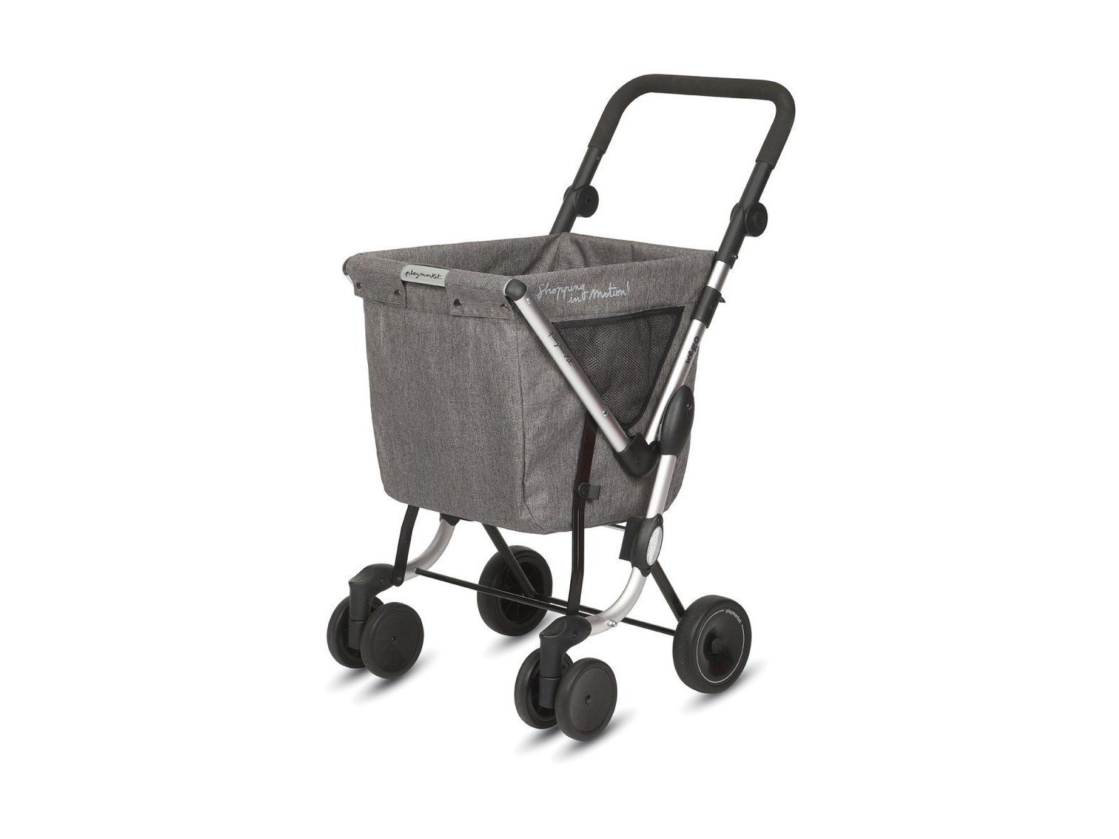 Plegable, Aluminio Kitchen Craft Cool Movers CMTROLBDOT Carro de la Compra diseño de Lunares Color Blanco y Negro 