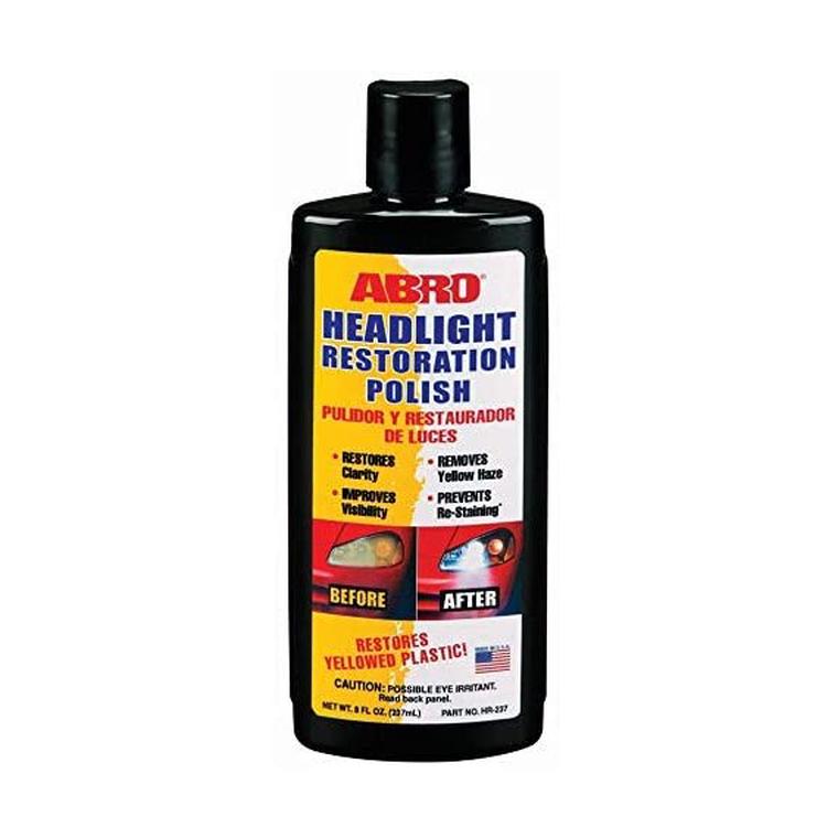 abro headlight restoration polish
