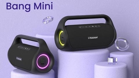 tronsmart lanza el bang mini, un potente altavoz bluetooth más compacto y resistente al agua