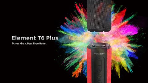 llega el tronsmart element t6 plus mejor sonido, t w s, b t 5.0, mayor batería...