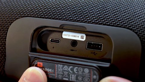 jbl charge 4 conexiones traseras