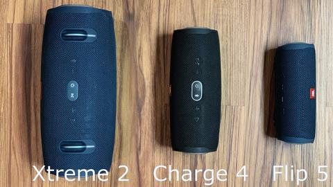 jbl xtreme 2 vs charge 4 vs flip 5