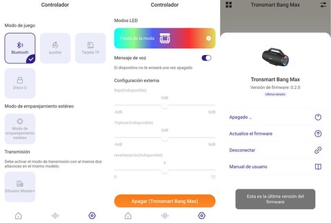 tronsmart bang max aplicacion