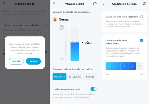 anker soundcore space q45 aplicacion
