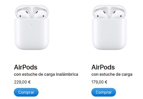 apple airpods 2 modelos precios