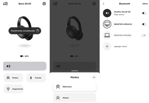 bose quietcomfort 45 app