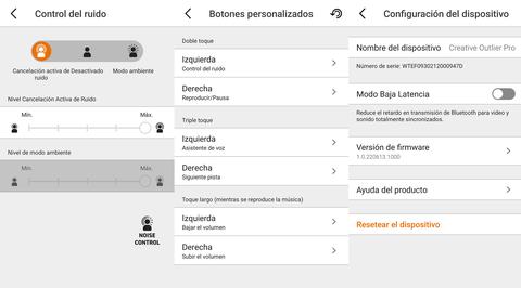 creative outlier pro opciones app