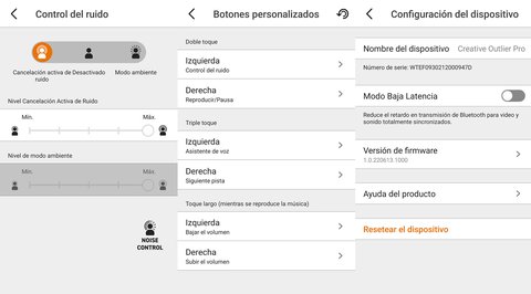 creative outlier pro opciones app
