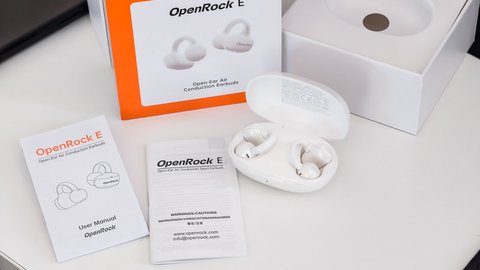 openrock e open ear air conduction sport earbuds