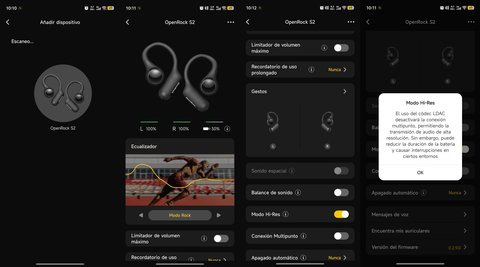 openrock s2 open ear air app
