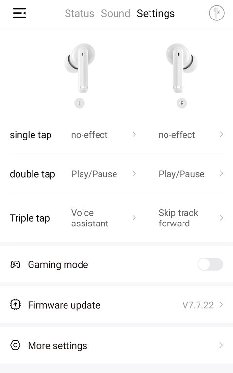 qcy ht03 controles app