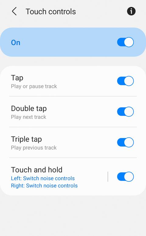 samsung galaxy buds 2 controles